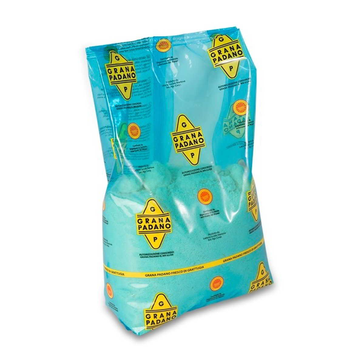 GRANA PADANO GRATTUGIATO kg. 1 - Pacco da 6