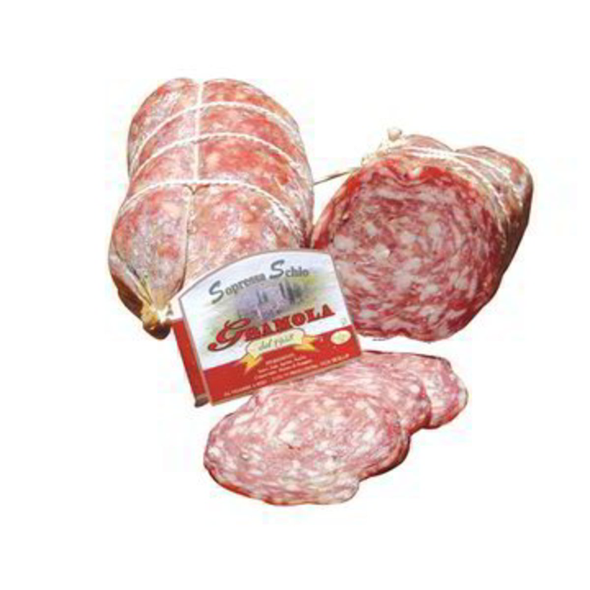 SOPRESA CON AGLIO SALUMI DI SCHIO gr.800 - Pacco da 6
