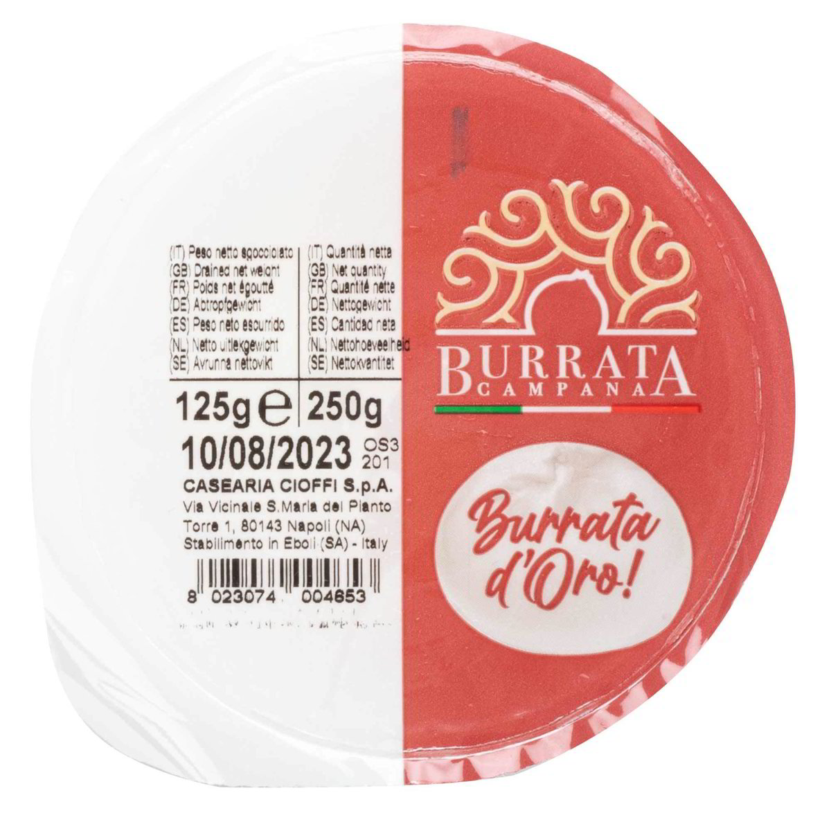 Burrata campana Cioff gr 125 - Pacco da 6