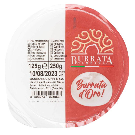 Burrata campana Cioff gr 125 - Pacco da 6