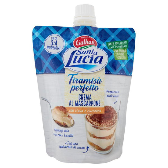 CREMA AL MASCARPONE TIRAMISÙ PERFETTO SANTA LUCIA GALBANI gr. 375- Pacco da 6