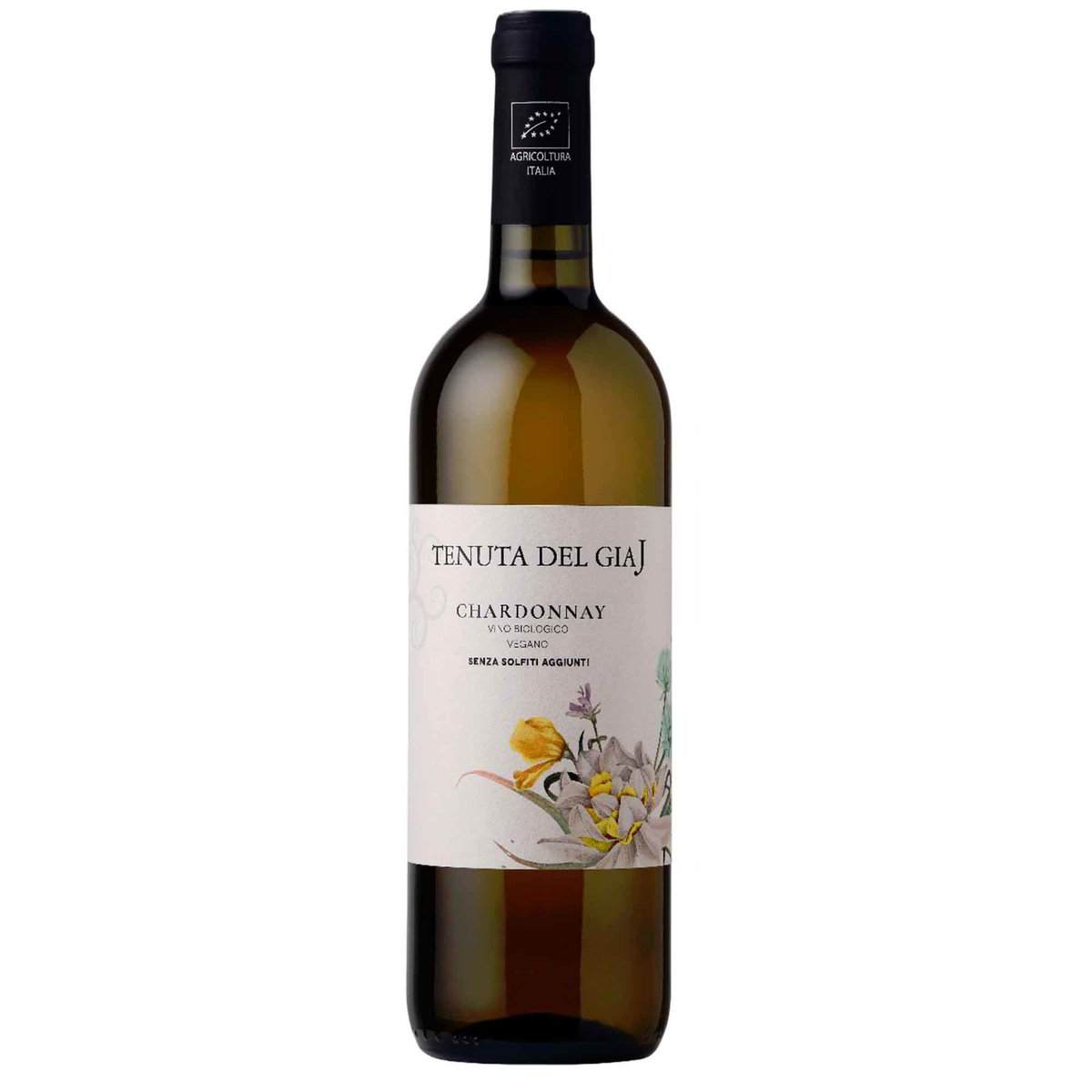 CHARDONNAY BIOLOGICO VEGANO SENZA SOLFITI 12,5° TENUTA DEL GIAJ  ml 750 - Pacco da 6