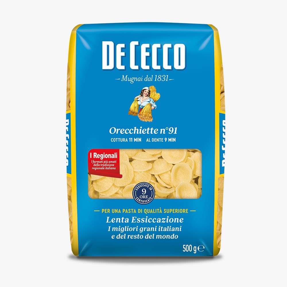 DE CECCO ORECCHIETTE TIPICHE KG.1 -  Pacco da 12