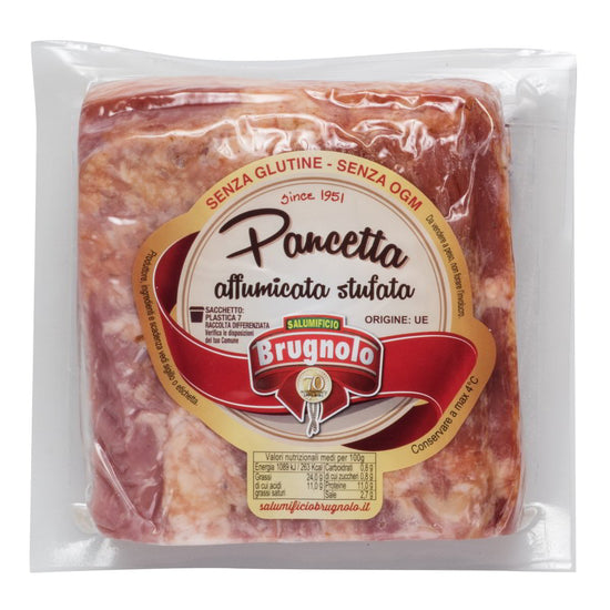 PANCETTA AFFUMICATA STUFATA A TRANCIO gr. 600 - Pacco singolo