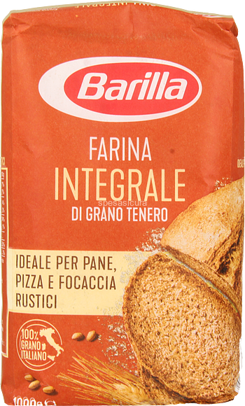 BARILLA FARINA INTEGRALE KG.1 - Pacco da 10