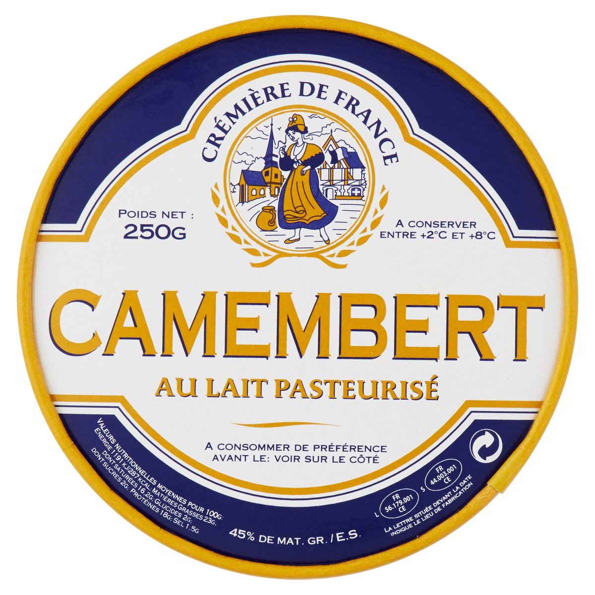 CAMEMBERT CRA MIÃ RE DE FRANCE gr. 250 - Pacco da 6