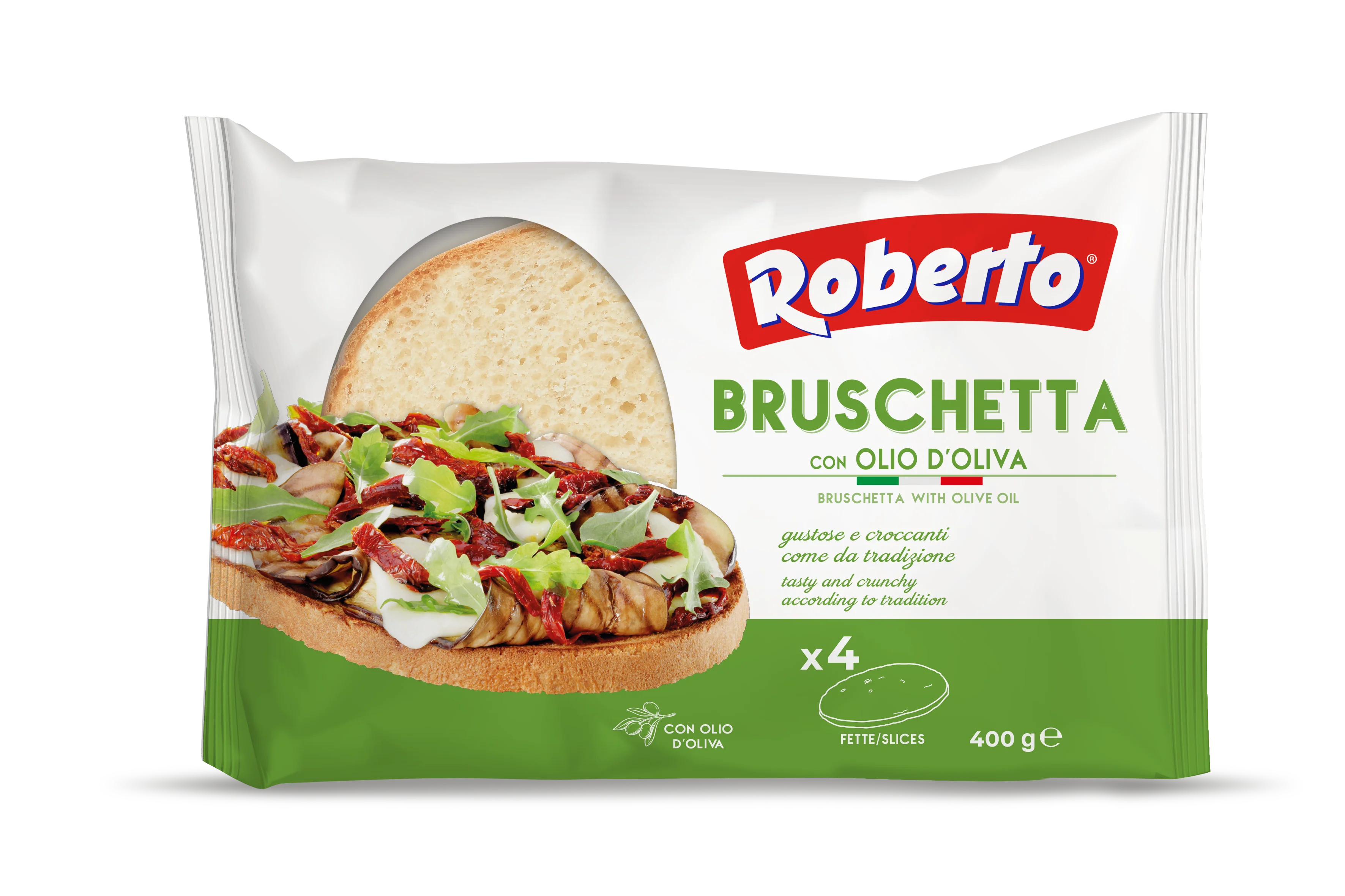 BRUSCHETTA ROBERTO GR.400 - Pacco da 8