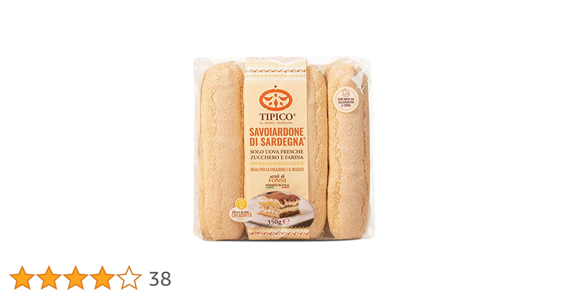 SAVOIARDI SARDI 50%UOVA GR.350 - Pacco singolo