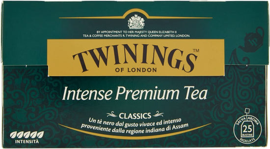 Twinings Tè Nero Classic Intense Premium - 6 confezioni da 25 Filtri