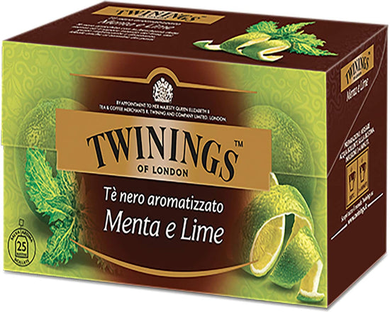 Twinings - Tè Nero - Menta e Lime (50 Bustine)