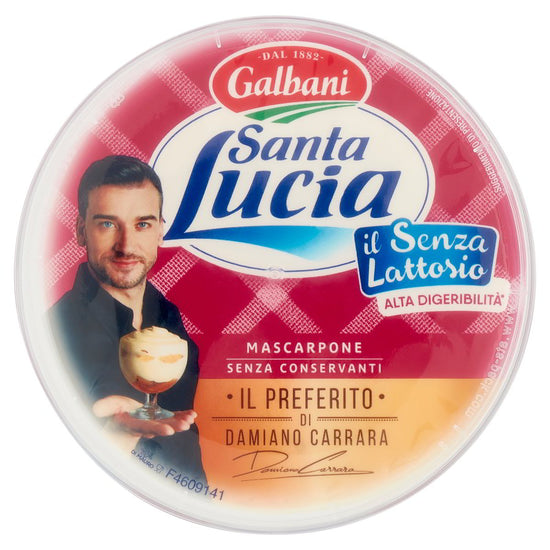 MASCARPONE SENZA LATTOSIO SANTA LUCIA GALBANI gr. 250 - Pacco da 6