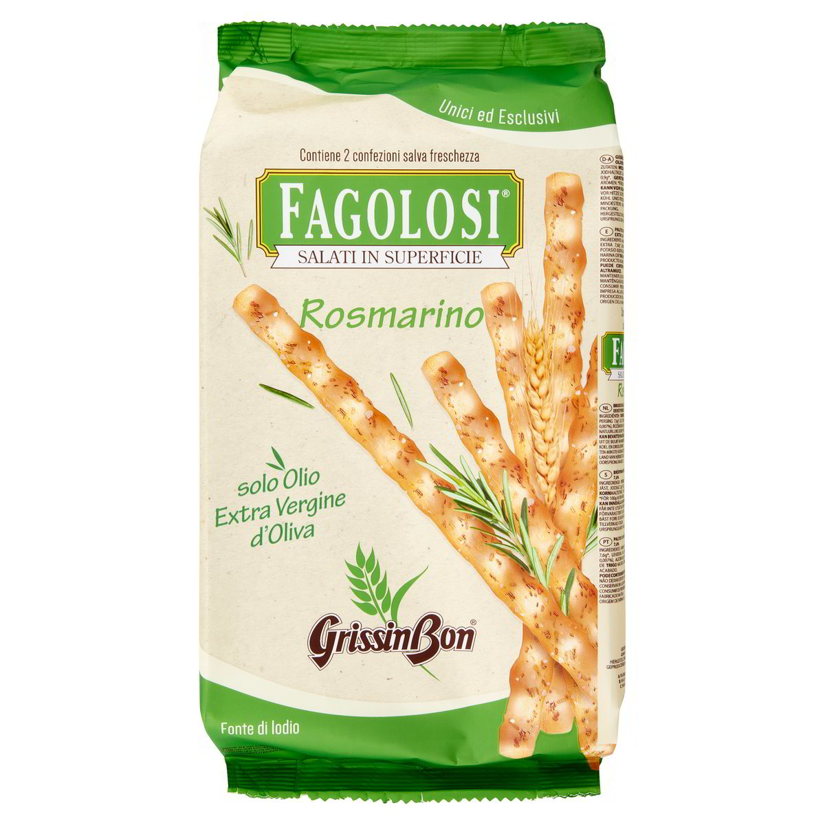 GRISSINI FAGOLOSO ROSMAR. GR250 -Pacco da 12