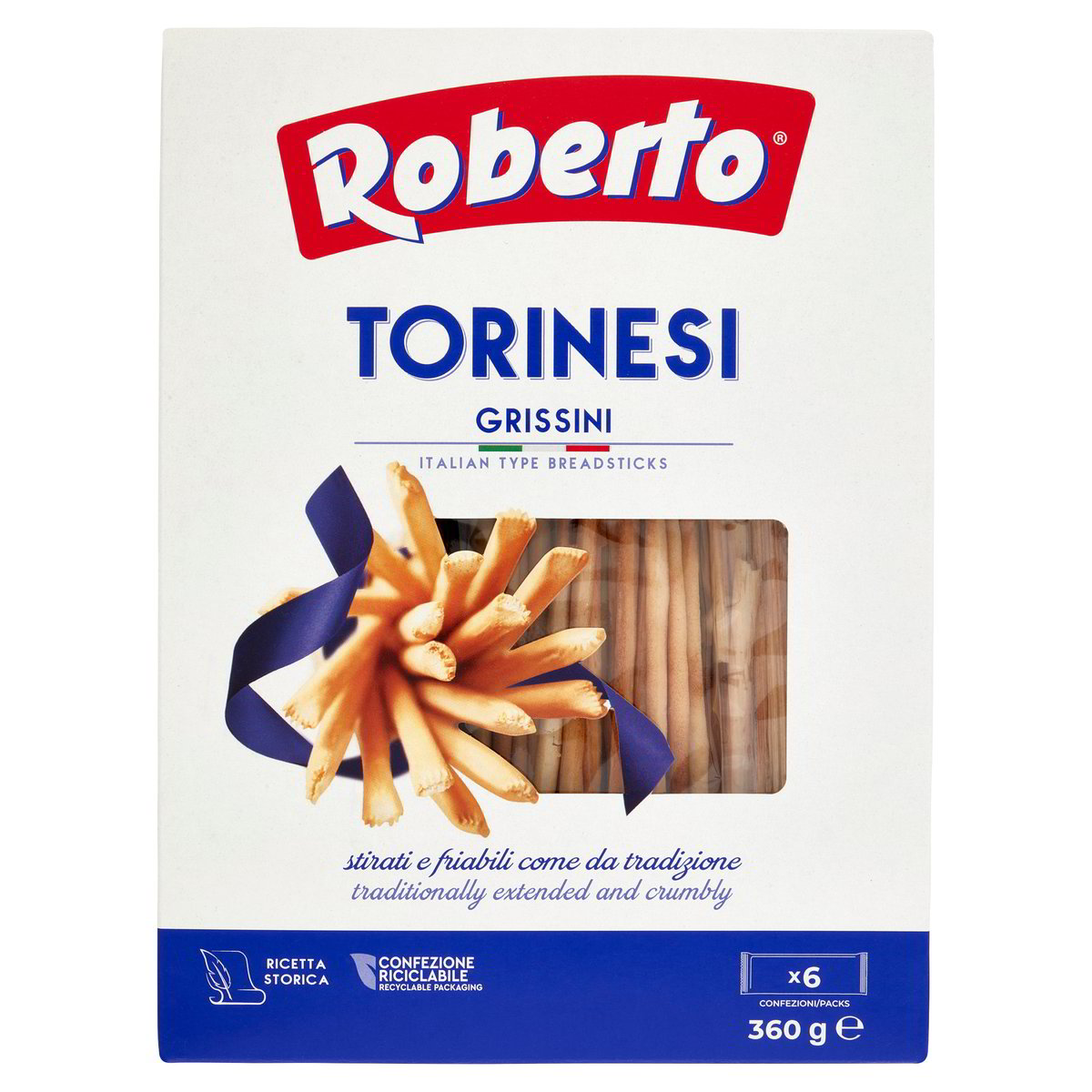 GRISSINI TORINESI ROBERTO G360 - Pacco da 12