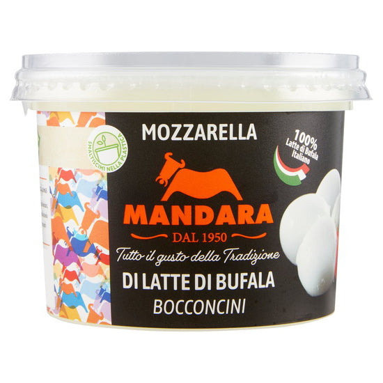 BOCCONCINI DI MOZZARELLA DI LATTE DI BUFALA MANDARA gr 300 - Pacco singolo