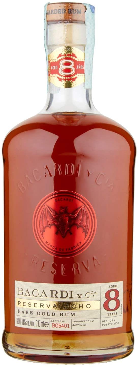 Bacardi Rum Gran Reserva, 8 anni, 70 cl - pacco da 6