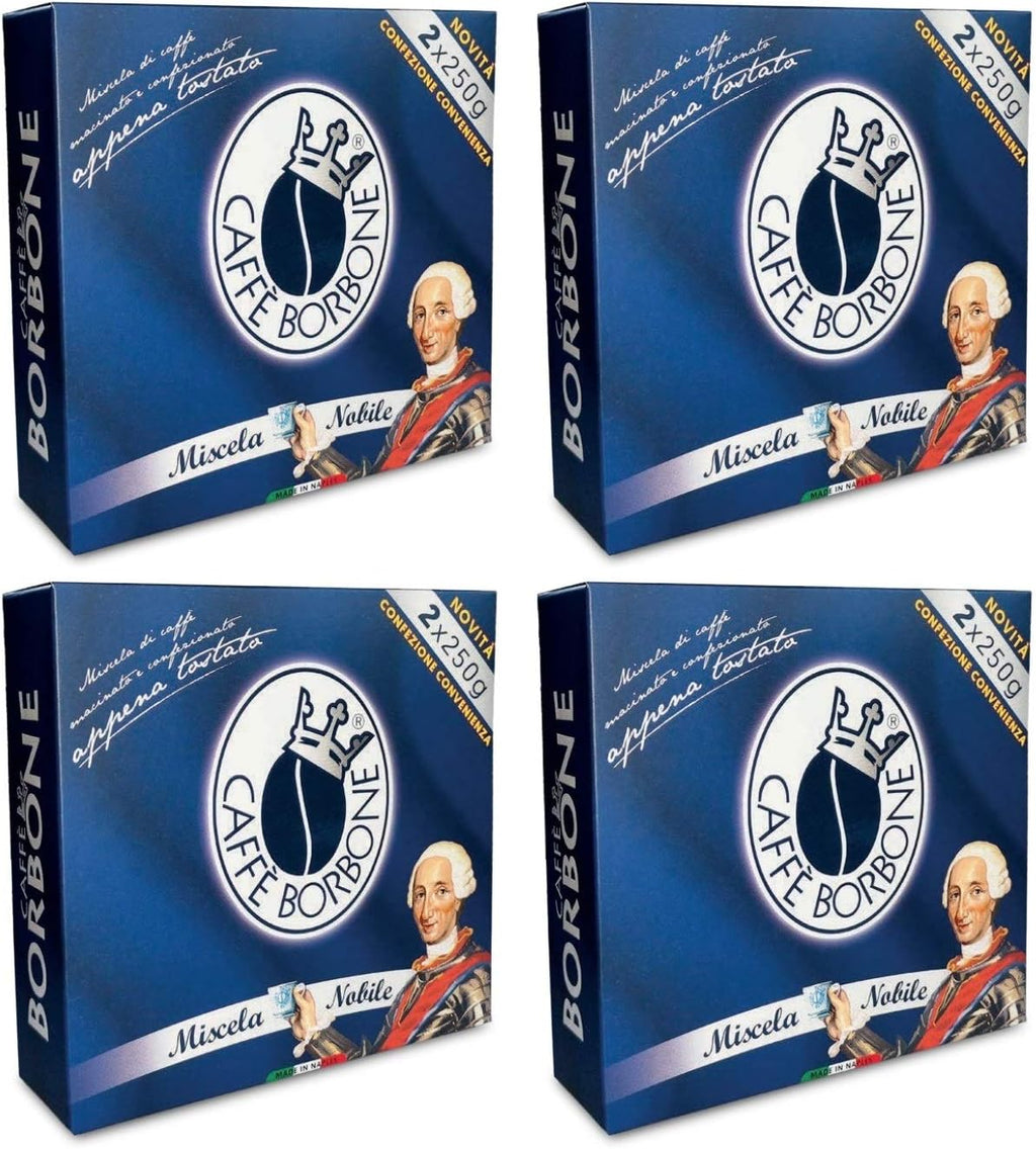 Macinato Miscela Nobile - 8 x 250g - Caffè Borbone