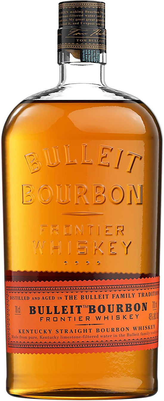 Bulleit Bourbon Frontier Whiskey americano - 700 ml - pacco da 4