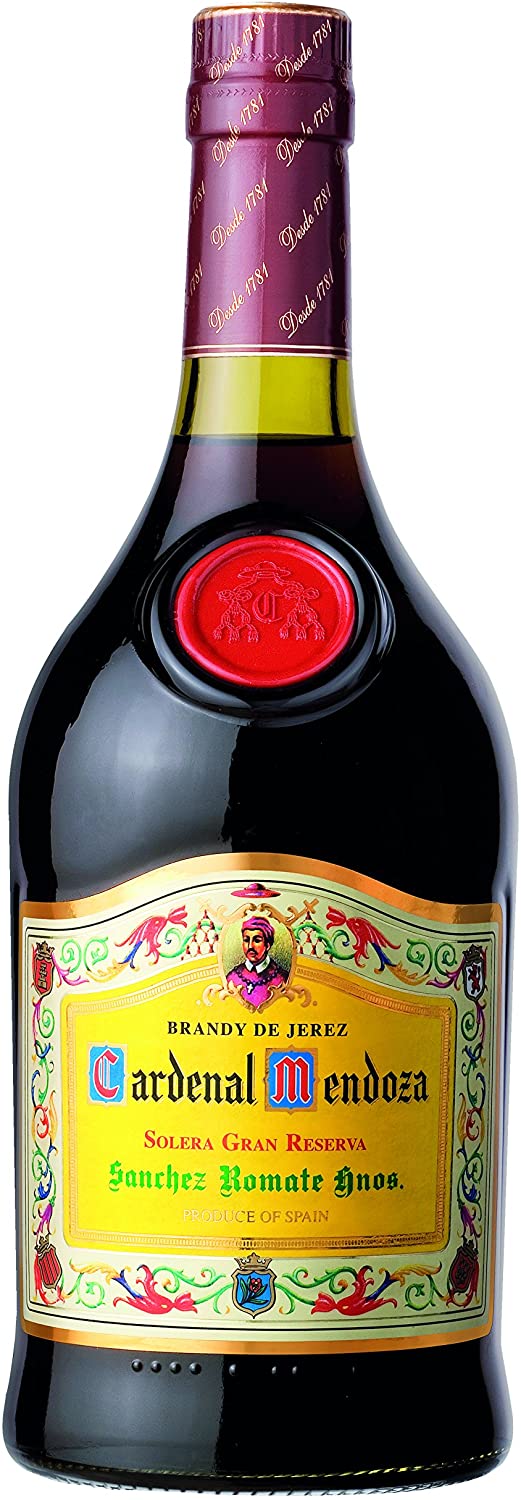 Cardenal Mendoza Brandy De Jerez Solera gran Reserva, 700ml - pacco da 2