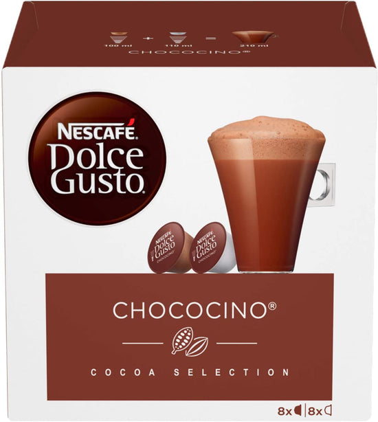 Nescafé Dolce Gusto Chococino Cioccolata, 6 Confezioni da 16 Capsule (96 Capsule)