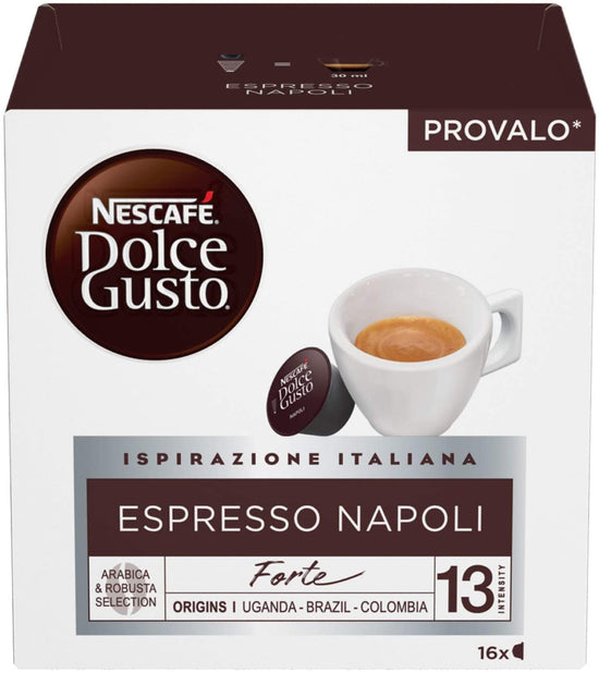 Nescafé Dolce Gusto Espresso Napoli Caffè, 6 Confezioni da 16 Capsule (96 Capsule)