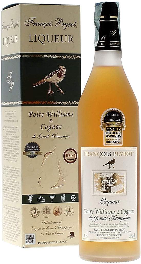 François Peyrot Cognac alle Pere Williams - 700 ml - pacco da 4