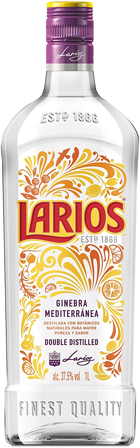 Larios London Dry Gin - 1L - pacco da 6