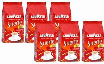 Lavazza Caffè in Grani, Suerte - 6kg - set 6 confezioni da 1 kg