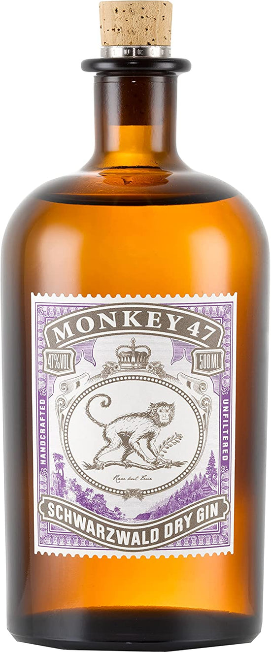 Monkey 47 Schwarzwald Dry Gin - 500 ml - pacco da 3