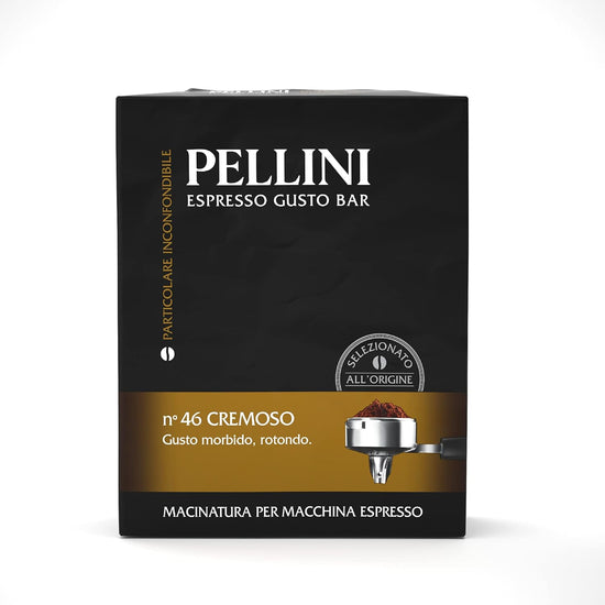 Pellini Caffè Espresso Gusto Bar Nr.46 Cremoso Macinato per Macchina Espresso, 8 x 250g = 2 kg
