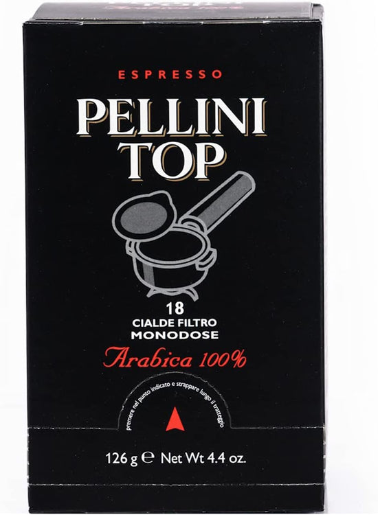 Pellini Caffè Top 100% Arabica, 108 Caffè in Calde Compostabili ESE dall&