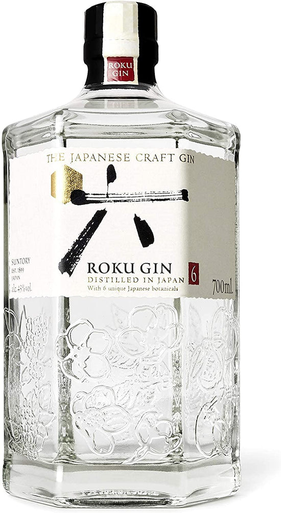 Gin Roku Artigianale Giapponese - 700 ml - pacco da 6