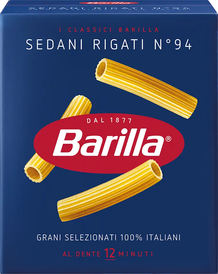 BARILLA 94 SEDANI RIGATI KG.1 - Pacco singolo
