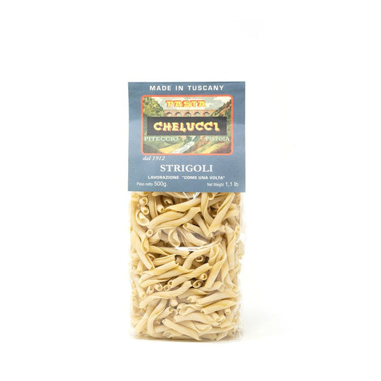 Strigoli trafilati a bronzo Chelucci - Pasta artigianale – Vero Grano Antico Senatore Cappelli - Pacco singolo
