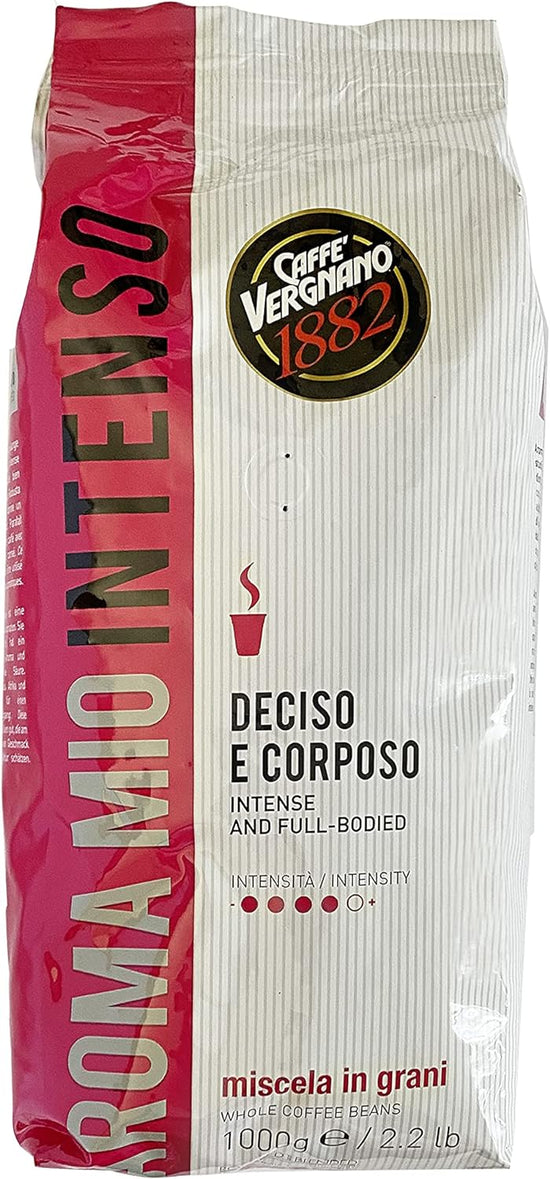 Caffè Vergnano 1882 Caffè In Grani Aroma Mio Intenso - 1Kg