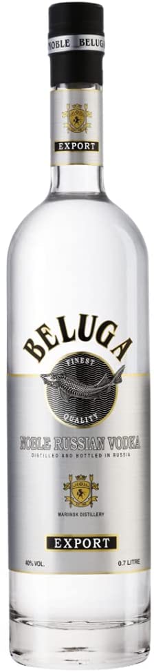 Beluga Noble Vodka 40% Vol, 1 lt - pacco da 4