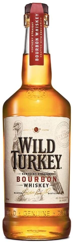Wild Turkey Kentucky Straight Bourbon Whiskey, 70 cl