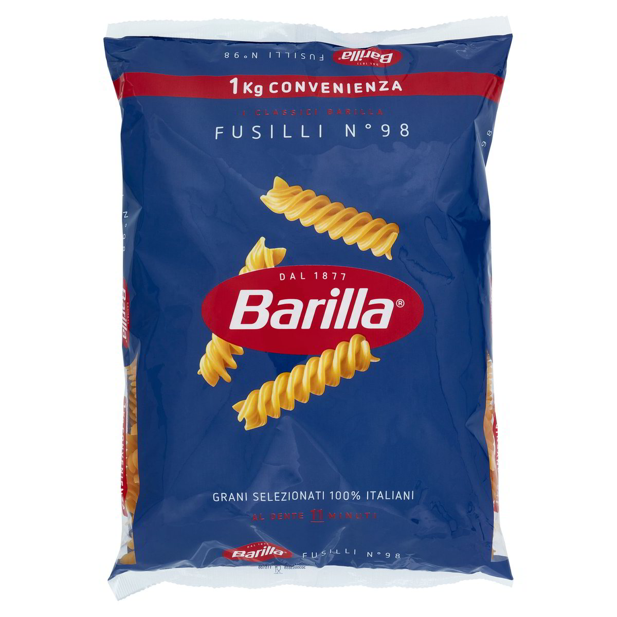 BARILLA 98 FUSILLI CELLO KG.1 - Pacco singolo