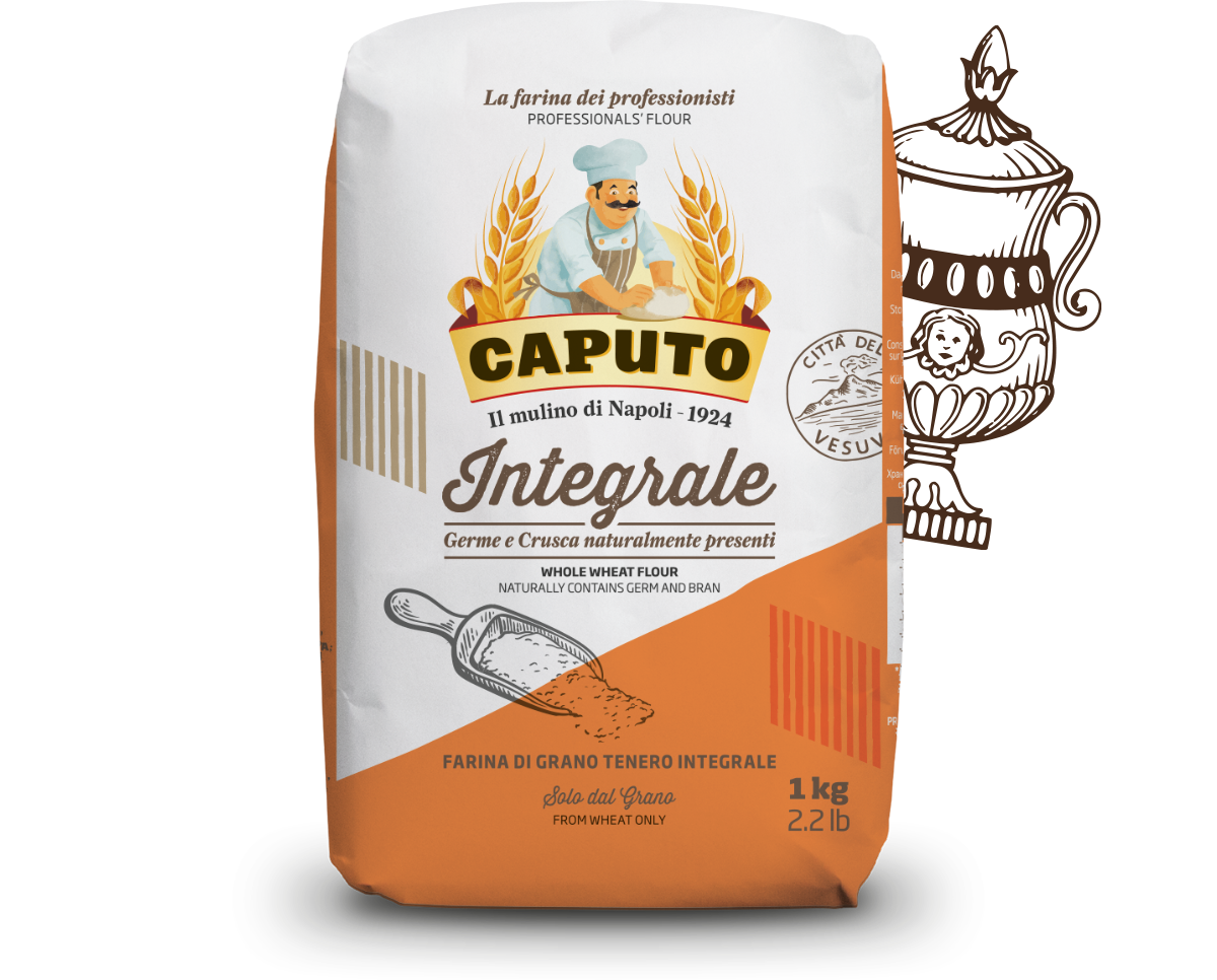 CAPUTO FARINA INTEGRALE KG.1 - Pacco da 10