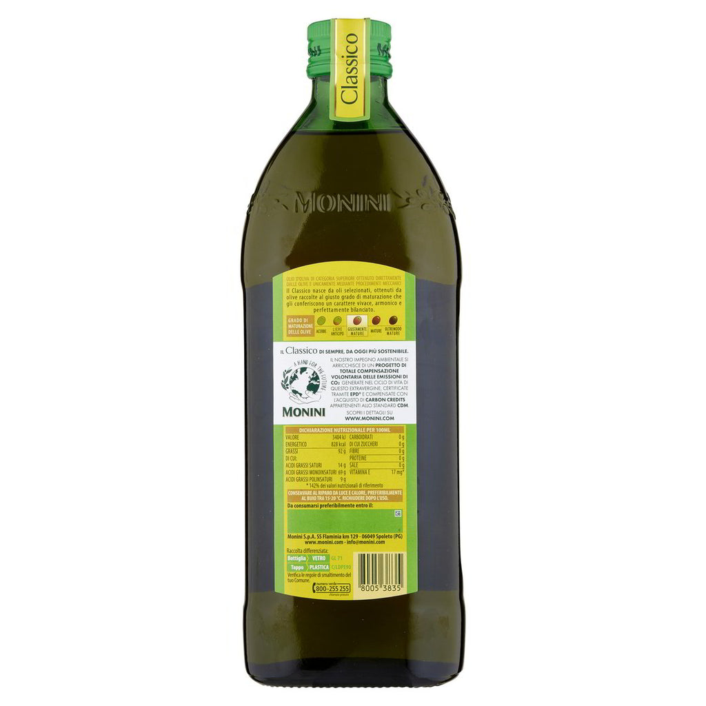 OLIO EXTRA VERGINE MONINI LT.1 - pacco da 12
