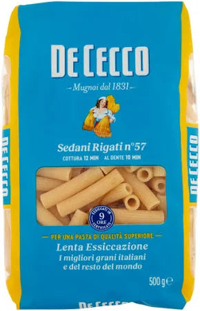 DE CECCO SEDANI RIGATI n.57  KG.1 - Pacco da 12