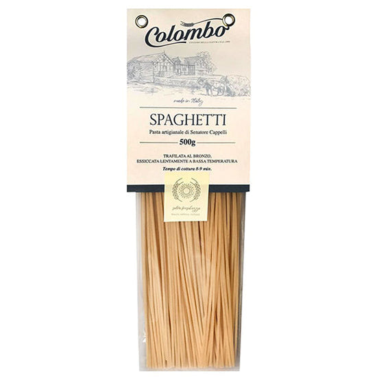 Spaghetti Colombo – Pasta artigianale – Grano Senatore Cappelli - Pacco singolo
